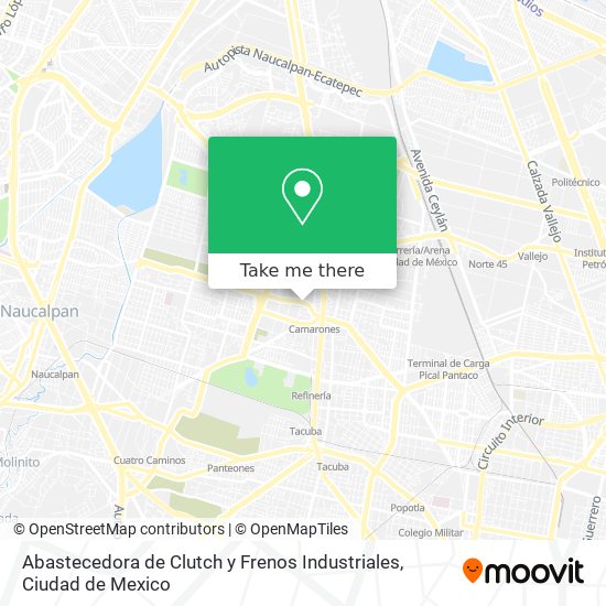 Mapa de Abastecedora de Clutch y Frenos Industriales