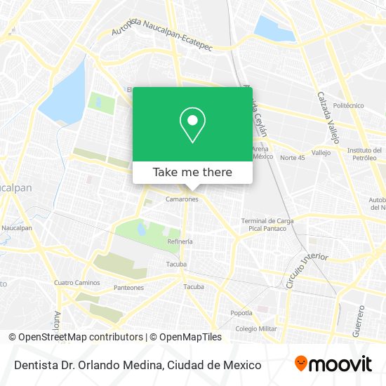 Dentista Dr. Orlando Medina map