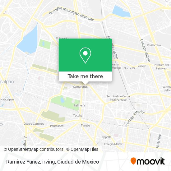 Ramirez Yanez, irving map