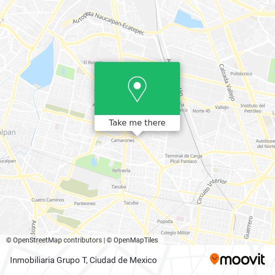 Inmobiliaria Grupo T map