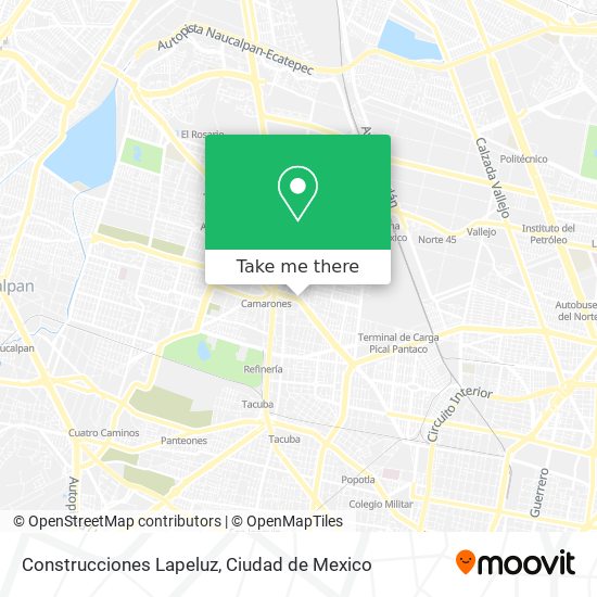 Construcciones Lapeluz map