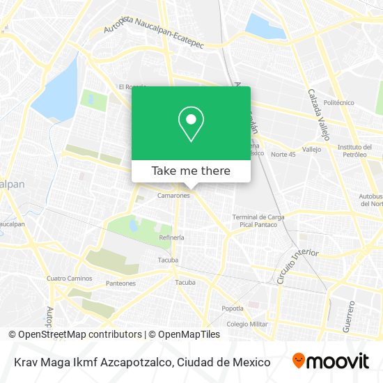 Krav Maga Ikmf Azcapotzalco map