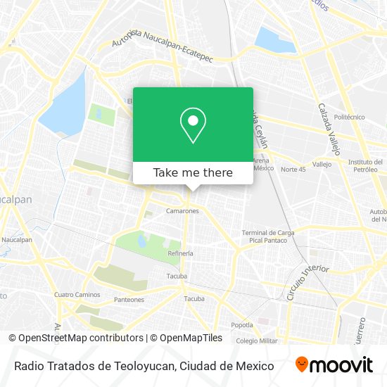 Radio Tratados de Teoloyucan map