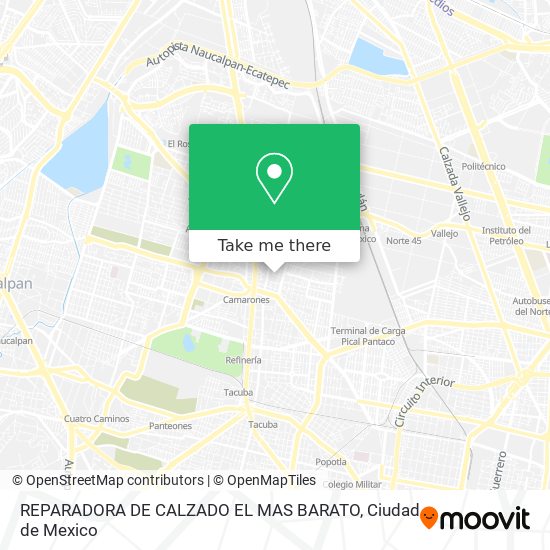 Mapa de REPARADORA DE CALZADO EL MAS BARATO