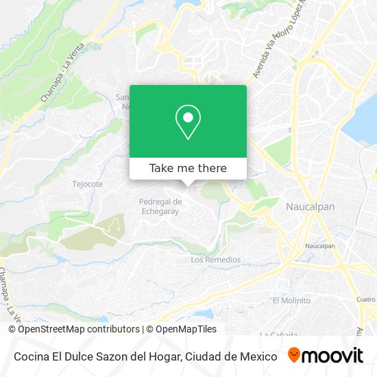Mapa de Cocina El Dulce Sazon del Hogar