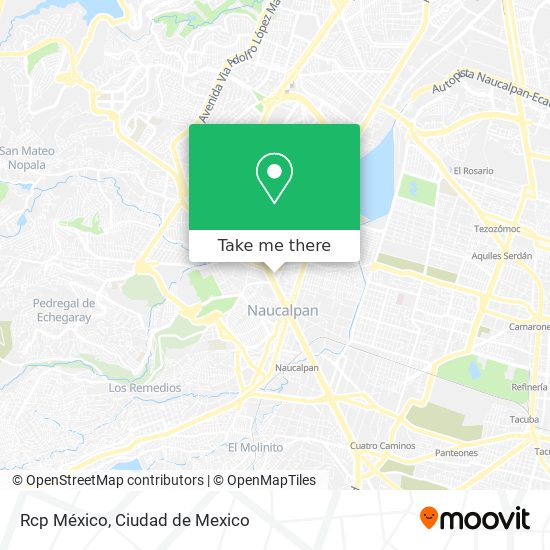 Mapa de Rcp México