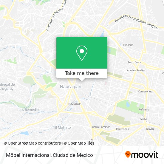 Möbel Internacional map