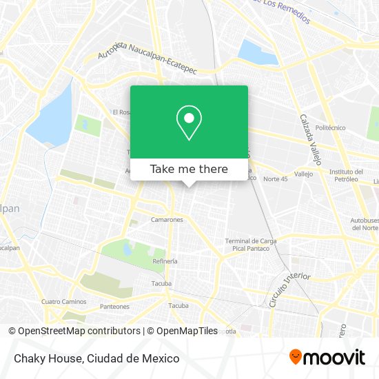 Mapa de Chaky House