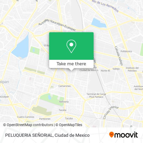 Mapa de PELUQUERIA SEÑORIAL