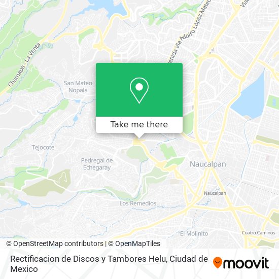 Mapa de Rectificacion de Discos y Tambores Helu