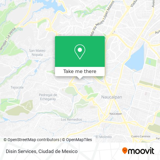 Disin Services map