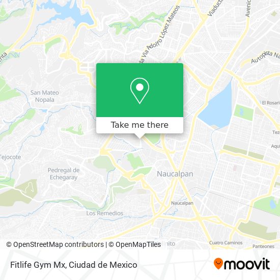 Fitlife Gym Mx map