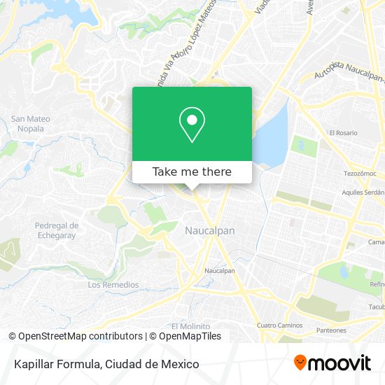 Kapillar Formula map