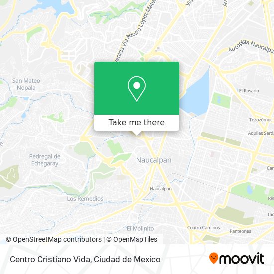 Centro Cristiano Vida map