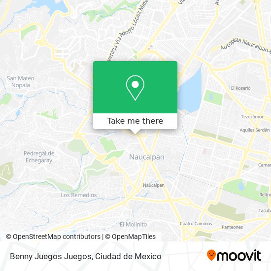 Benny Juegos Juegos map