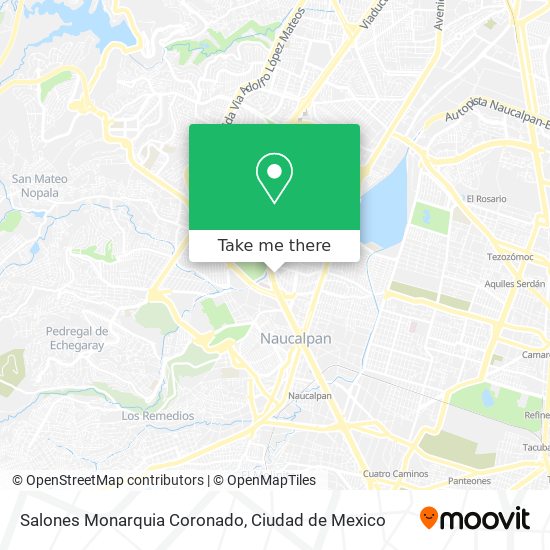 Salones Monarquia Coronado map