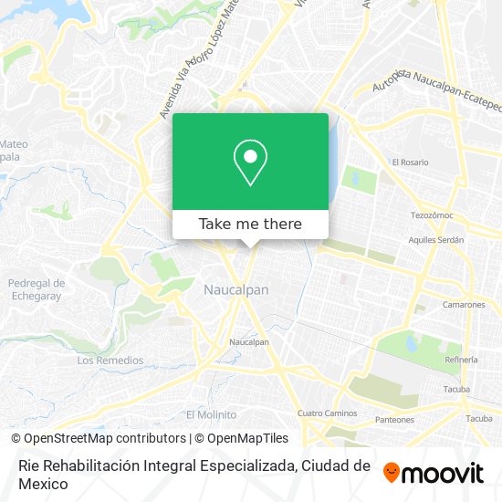 Rie Rehabilitación Integral Especializada map