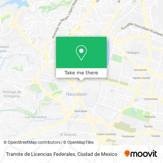 Mapa de Tramite de Licencias Federales