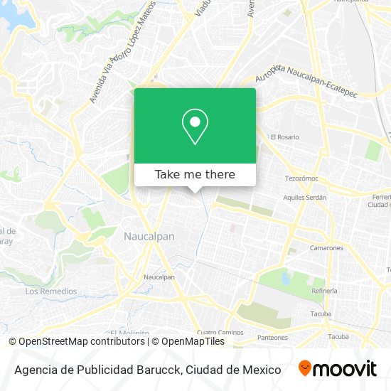 Agencia de Publicidad Barucck map