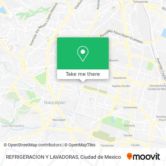 Mapa de REFRIGERACION Y LAVADORAS