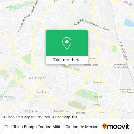 Mapa de The Rhino Equipo Tactico Militar