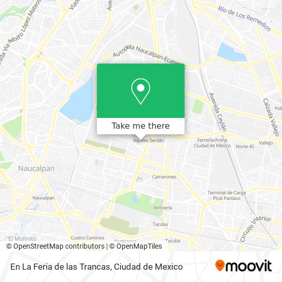 En La Feria de las Trancas map