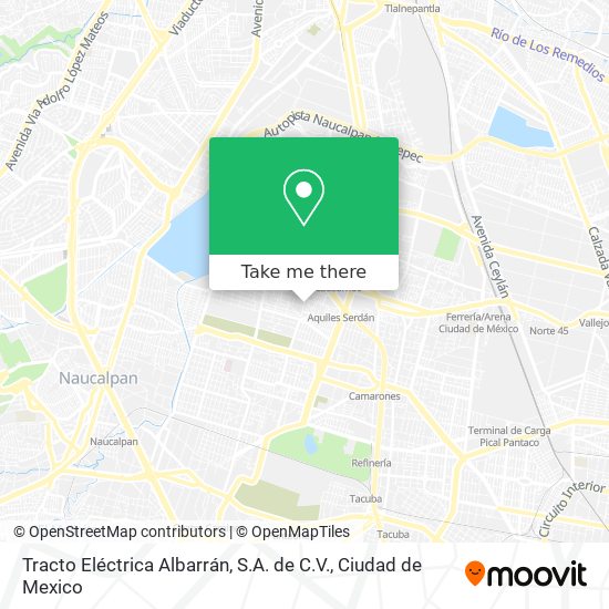 Tracto Eléctrica Albarrán, S.A. de C.V. map