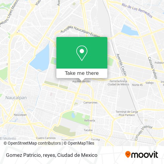 Gomez Patricio, reyes map