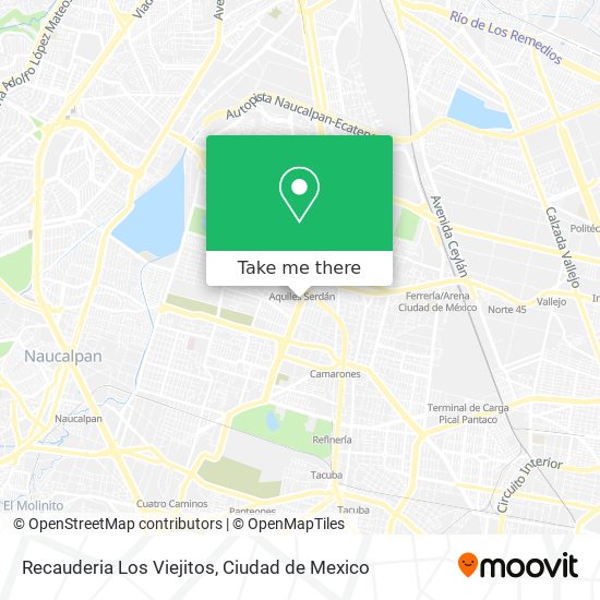 Recauderia Los Viejitos map