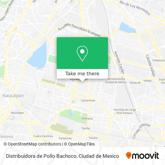 Distribuidora de Pollo Bachoco map