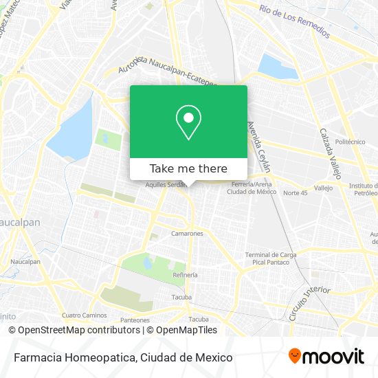 Farmacia Homeopatica map
