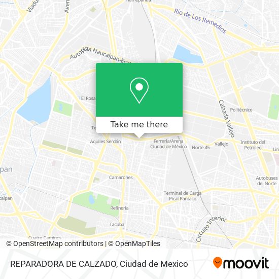 REPARADORA DE CALZADO map