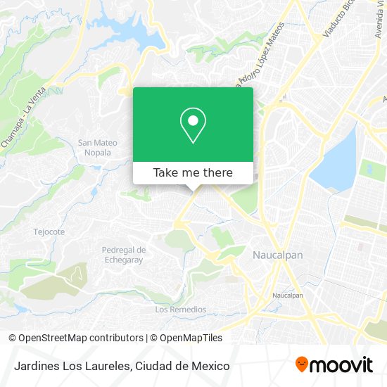Jardines Los Laureles map