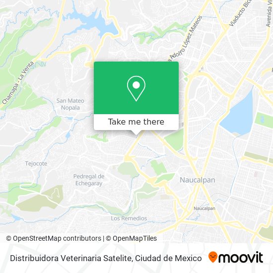 Distribuidora Veterinaria Satelite map