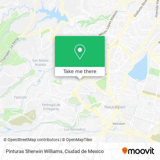 Pinturas Sherwin Williams map