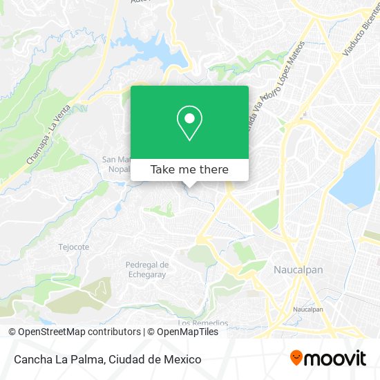 Cancha La Palma map