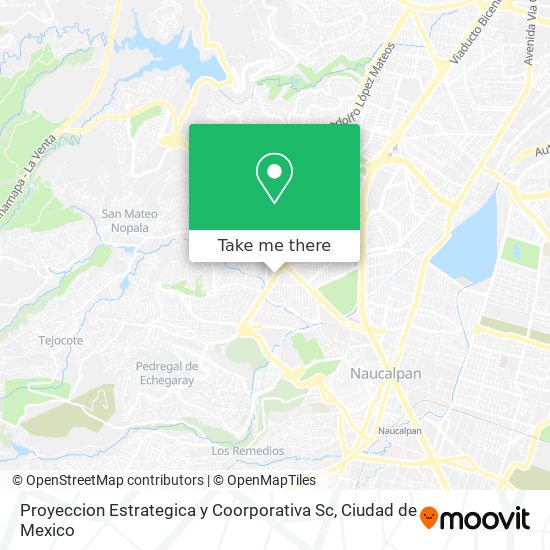 Proyeccion Estrategica y Coorporativa Sc map