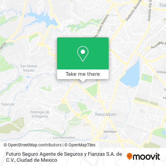 Futuro Seguro Agente de Seguros y Fianzas S.A. de C.V. map