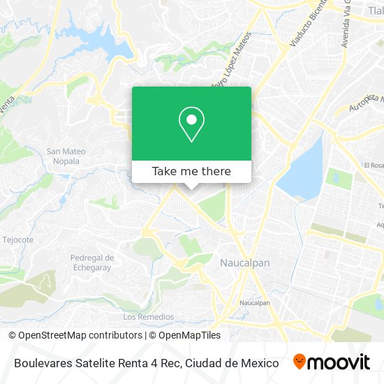 Mapa de Boulevares Satelite Renta 4 Rec