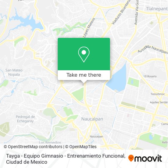 Tayga - Equipo Gimnasio - Entrenamiento Funcional map