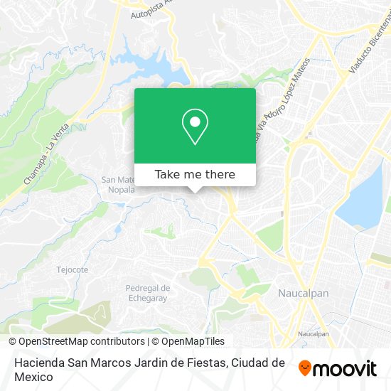 Hacienda San Marcos Jardin de Fiestas map