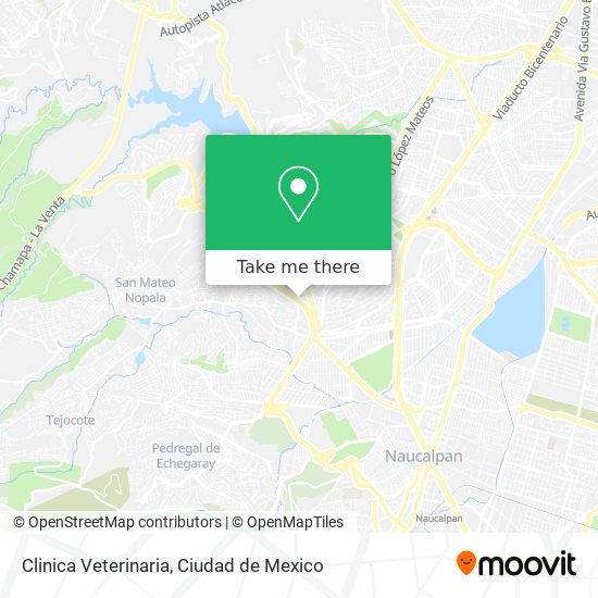 Mapa de Clinica Veterinaria
