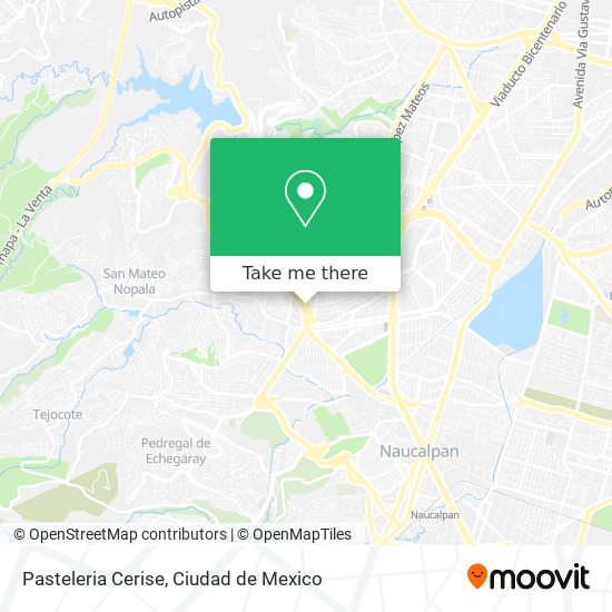Mapa de Pasteleria Cerise