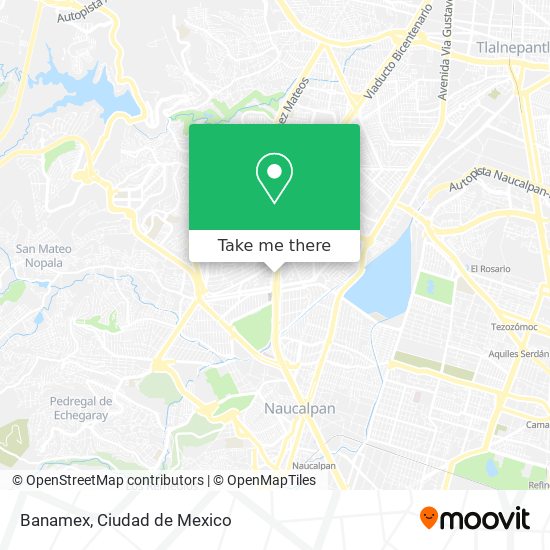 Banamex map