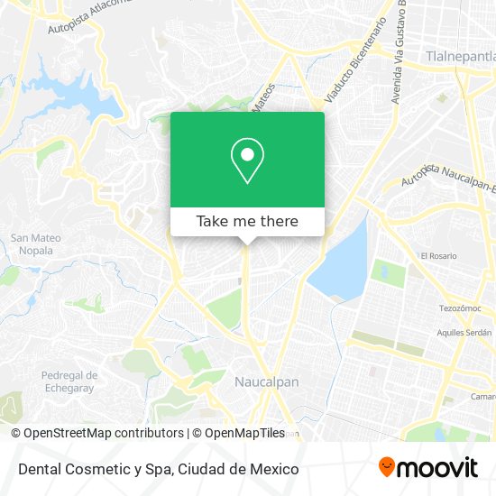 Mapa de Dental Cosmetic y Spa