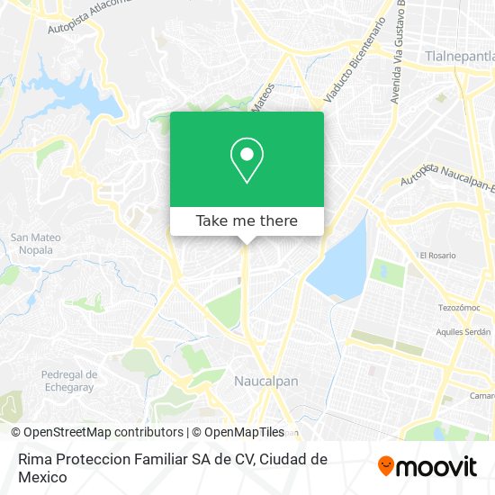 Mapa de Rima Proteccion Familiar SA de CV