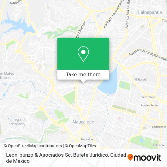 León, punzo & Asociados Sc. Bufete Jurídico map