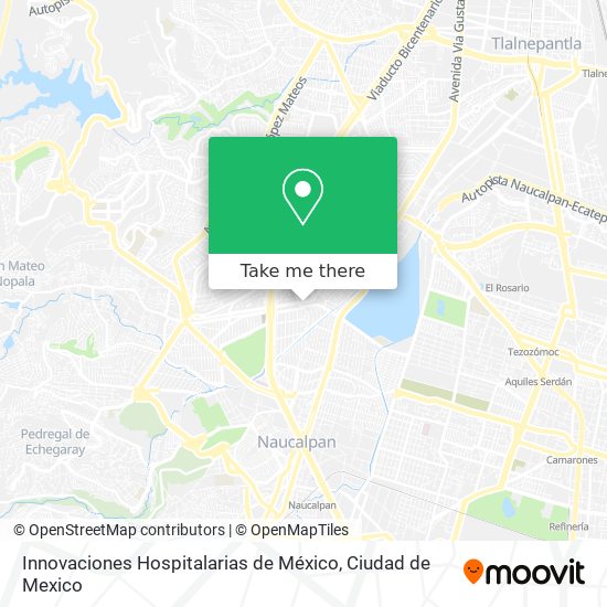 Innovaciones Hospitalarias de México map