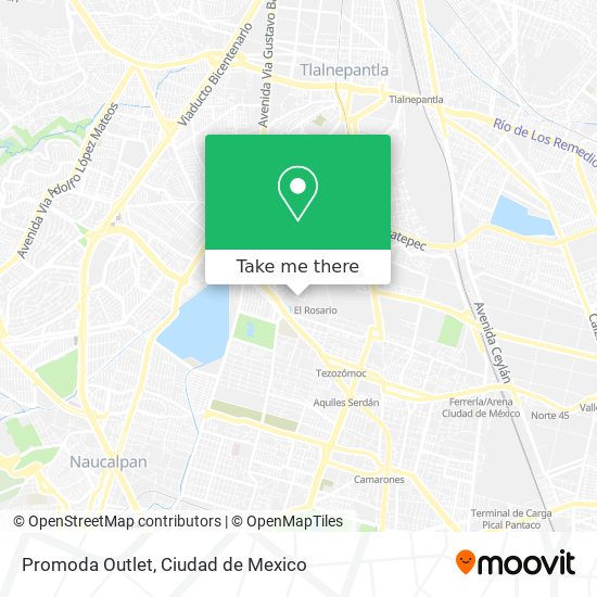 Mapa de Promoda Outlet