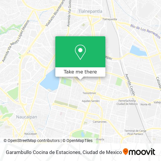 Garambullo Cocina de Estaciones map